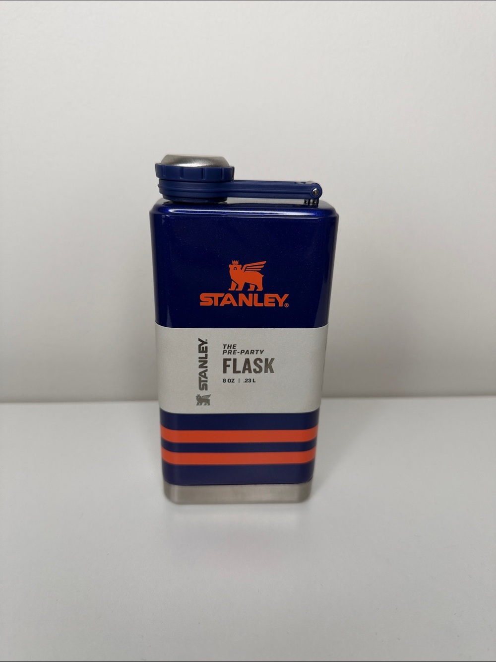 Stanley Blue and Orange Pre-Party Flask 8oz